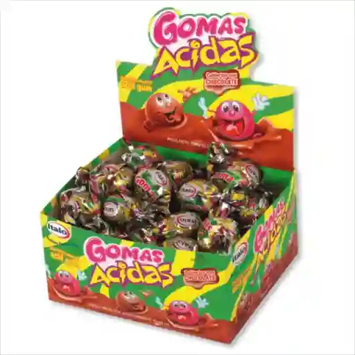 Gomas Acidas Cub Con Chocolate 324 Gr