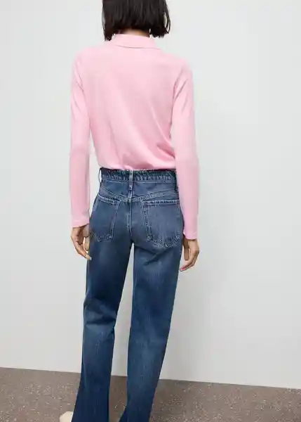 Saco Jersey Titos Rosa Talla M Mujer Mango