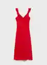 Vestido Kim Rojo Talla M Mujer Mango
