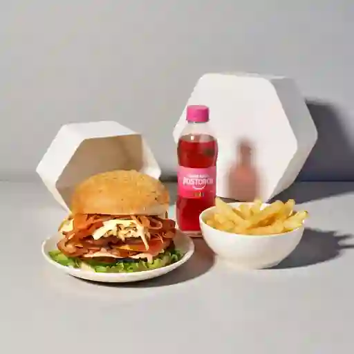 Combo Hamburguesa de la Casa