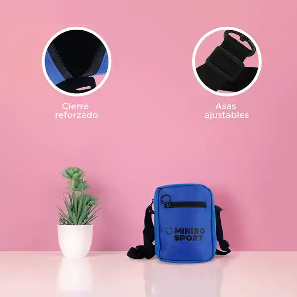 Bolso Crossbody Deportivo Serie 4.0 Azul Miniso