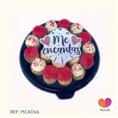 Minicupcakes X20 Me Encantas Ref Mca066