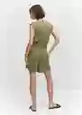 Enterizo Mono Cati Khaki Talla XS Mujer Mango