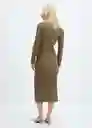 Vestido Africa Khaki Talla 24 Mujer Mango