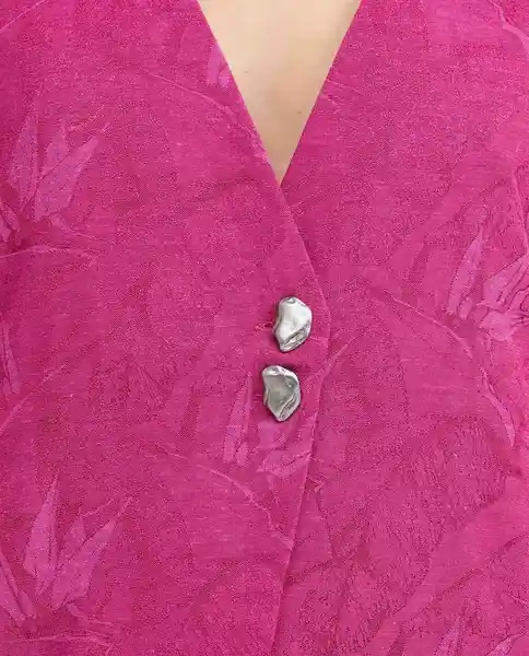 Chaleco Long Sartorial Vest Morado Zarza Oscuro M Chevignon