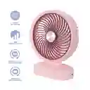 Ventilador de Escritorio Rosa Serie Miniso