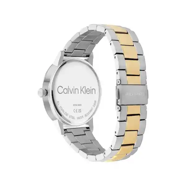 Reloj Linked Para Hombre Color Plateado 25200055 Calvin Klein