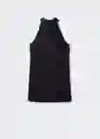 Vestido Charlot Negro Talla 24 Mujer Mango