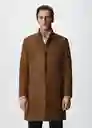 Abrigo Funnel Camel Talla XL Hombre Mango