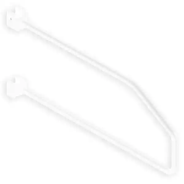 Hacks & Racks Tope Repisa Ensamble Blanco