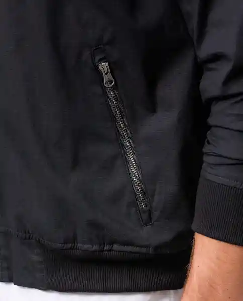 Chaqueta Hombre Negro Sombrio Ultraoscuro Talla L 02878 Rifle