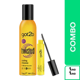 Combo Got2B Espuma Moldeadora Twisted + Gel Para Cejas Glued