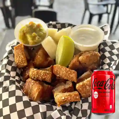 Combo Chicharrón para 1 Persona +Cocacola S/az 330ML