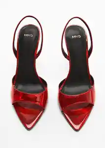 Sandalias Beca Rojo Talla 36 Mujer Mango