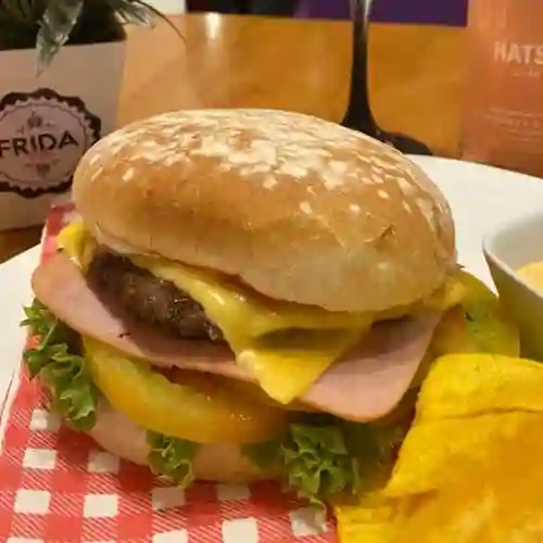 2 Combo Burger Queso & Tocineta