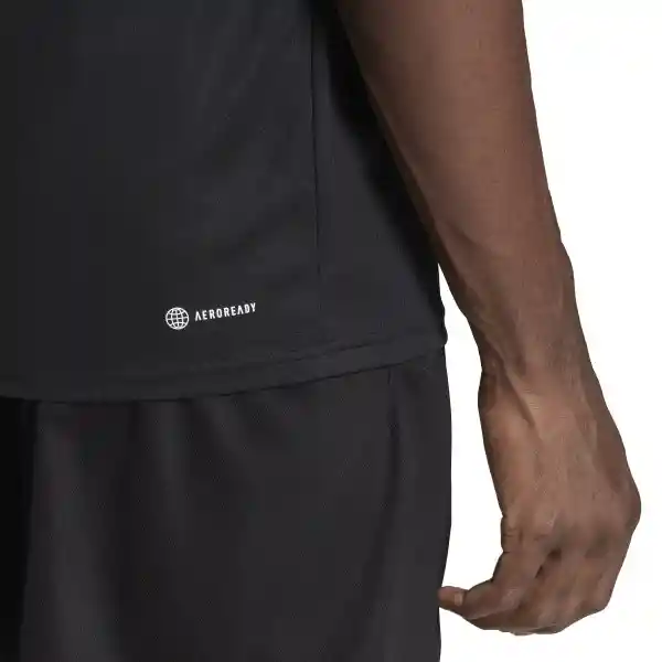 Adidas Camiseta Tr-Es Base 3S T Para Hombre Negro Talla S