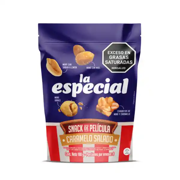 Pasabocas la Especial Caramelo Salado 18 Doypack x 180 g