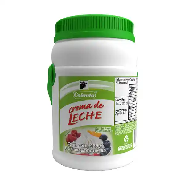 Colanta Crema de Leche Paste Semientera