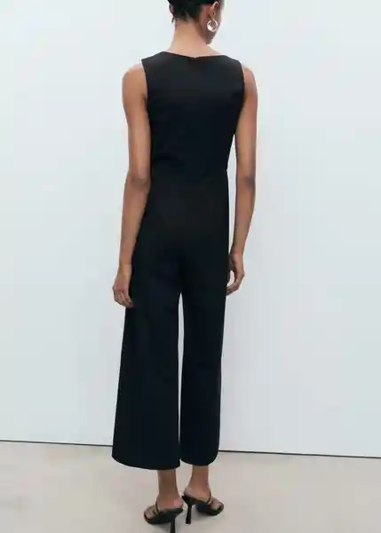 Enterizo Mono Twist2 Negro Talla S Mujer Mango