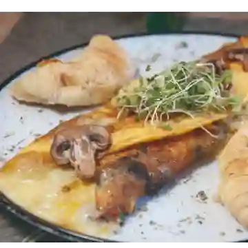Omelette con Champiñones