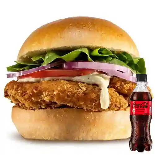 Combo Pollo Crispy + Coca Cola Sin Azúcar 400 ml