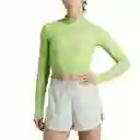 Adidas Camiseta Hiit Hr ls T Para Mujer Verde Talla S
