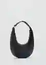 Bolso M Moon Negro Mujer Mango