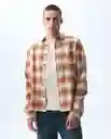 Camisa Hombre Naranja Talla XL 811G503_NAR171147 Americanino