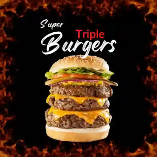 Hamburguesa Triple