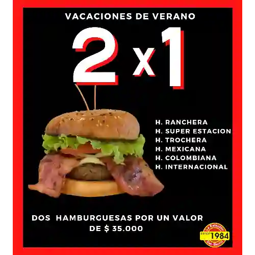Combo 2x1 Hamburguesas