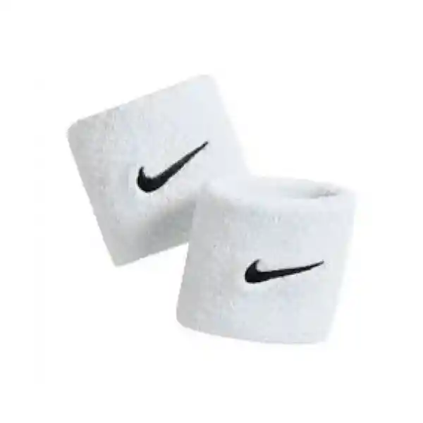 Nike Muñequeras Swoosh Wristband Para Hombre Blanco Talla MISC