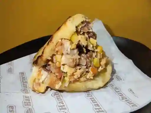 Arepa con Huevos Rancheros