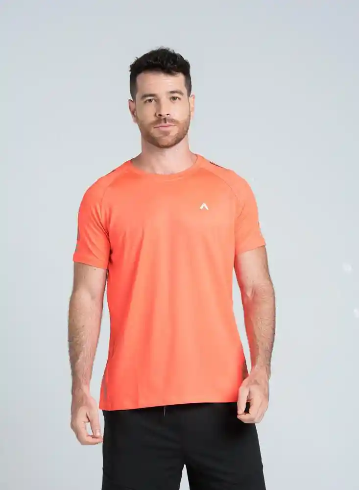 Camiseta M/C Para Hombre L - Naranja