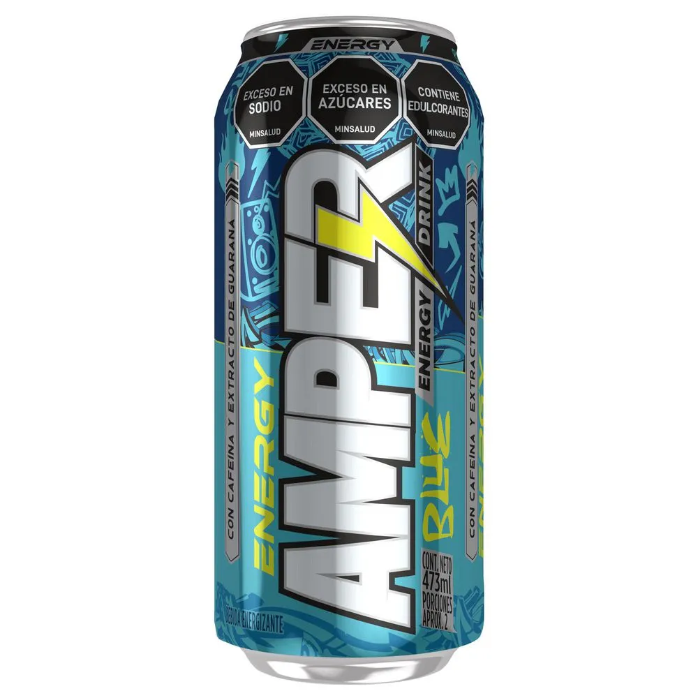 Amper Energizante Blue Lata 473ml