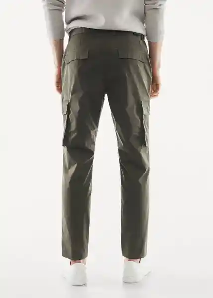 Pantalón Potasio Khaki Talla 46 Hombre Mango