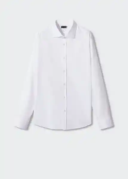 Camisa Palmar Blanco Talla L Hombre Mango