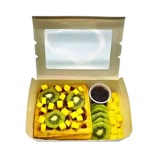 Mermelada y Kiwi Waffles de Yuca Box