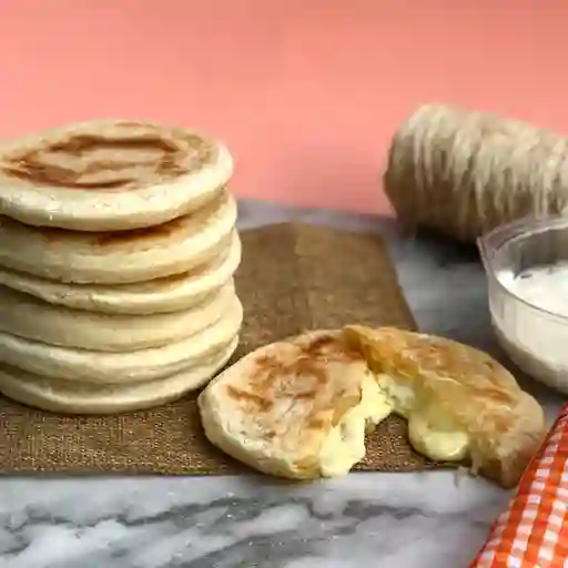 Arepas de yuca con queso