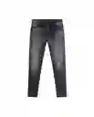 Jean Skinny Fit-Rider Gris Grafito Ultraoscuro 34/32 Chevignon