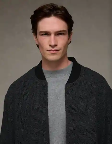 Chaqueta Hombre Gris Talla MEDIUM 1779020 American Eagle