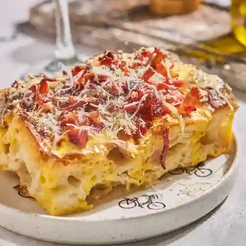 Focaccia Carbonara