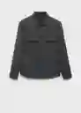 Chaqueta Margon Gris Talla M Hombre Mango
