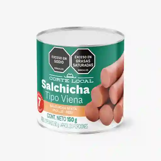 Corte Local Salchicha Viena Enlata