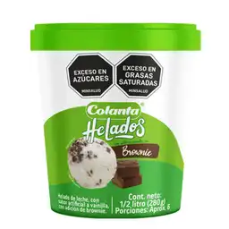 Colanta Helado Sabor Brownie