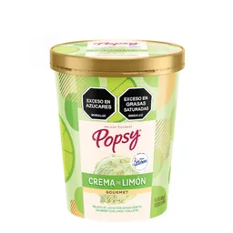 Popsy Helado Gourmet Sabor a Crema de Limón