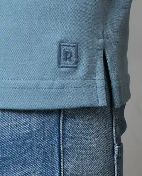Camisa Tipo Polo Hombre Azul Talla S 190G001 Rifle