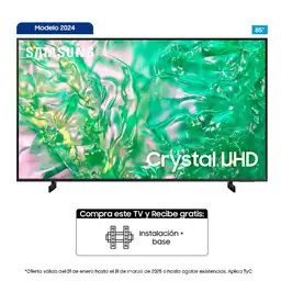 Samsung Televisor 85 Led UHD 4K Smart tv UN85DU8000KXZL
