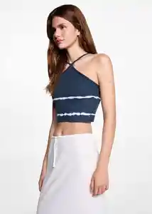 Camiseta Tinat Navy Talla 22 Niñas Mango