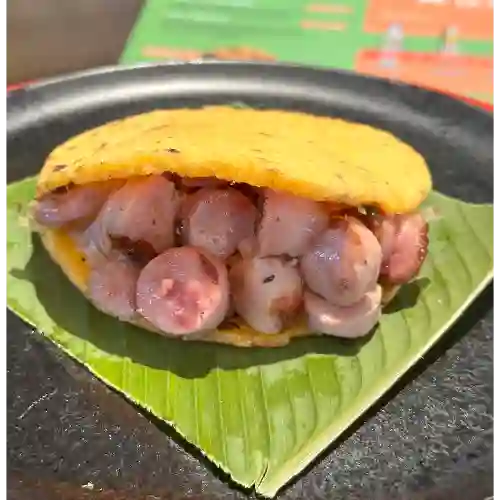 Arepa con Chorizo
