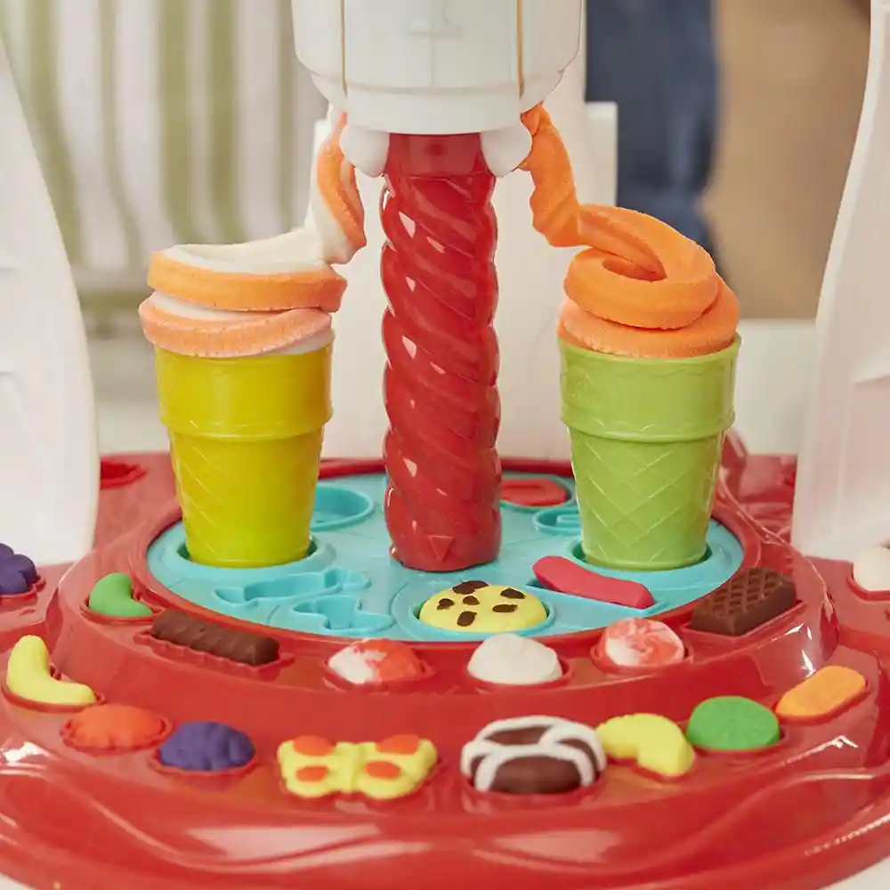 Super Play-Doh Set Para Moldear Máquina De Helados